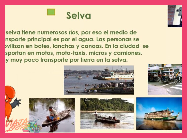 ¿Cómo es el transporte entre destinos tan distintos como la costa, la sierra y la selva?