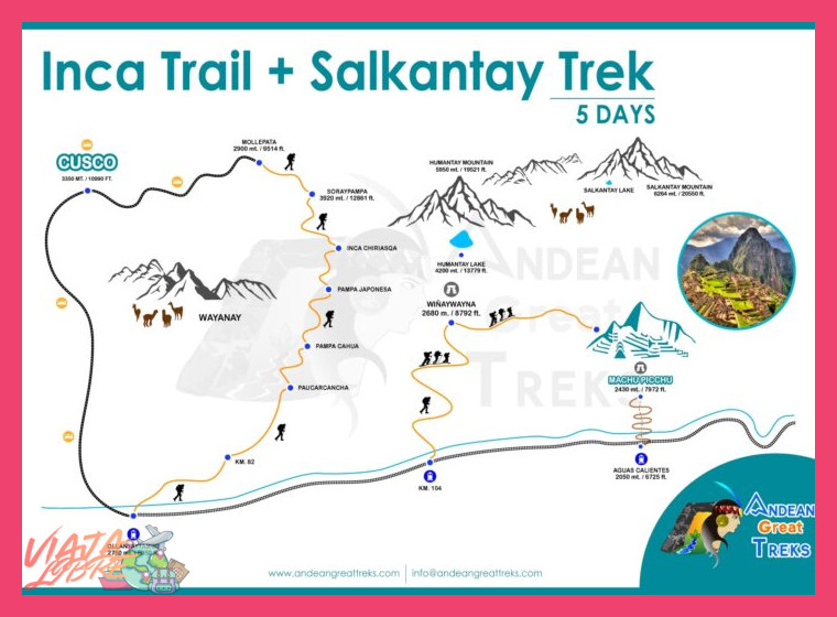 ¿En qué consiste la ruta de 5 días por el Salkantay hacia Machu Picchu?