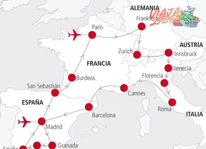 Las capitales clásicas: París, Roma y Londres como base del recorrido