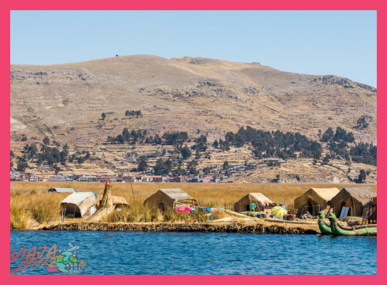¿Qué comunidades aimara específicamente habitan y mantienen las islas flotantes de totora en el Lago Titicaca?